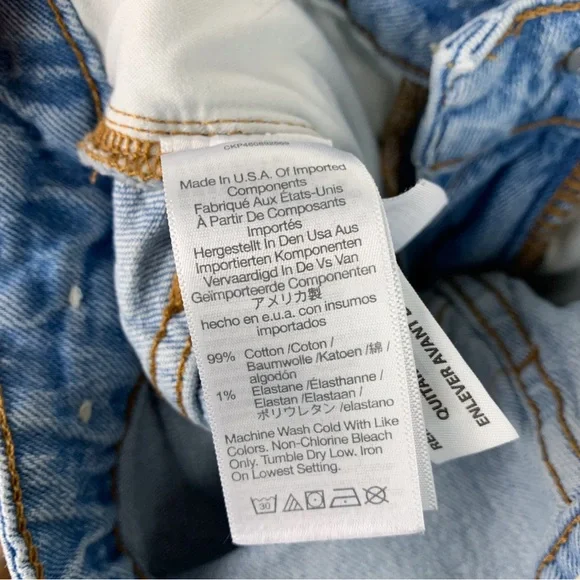 Madewell Curvy Perfect Vintage Jean in Fiore Wash - Picture 9 of 9